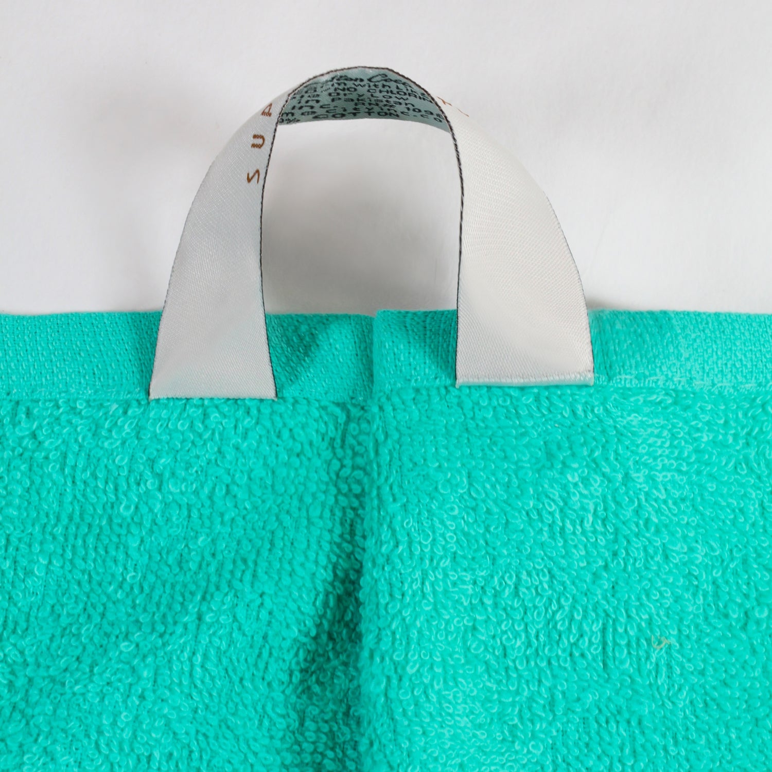 Eco-Friendly 6-Piece Cotton Bath Towel Set - Turquoise