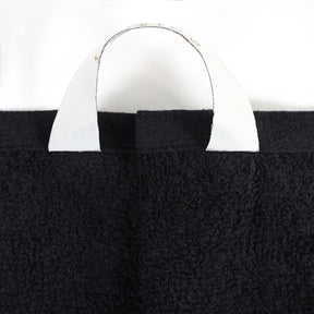 Superior Cotton 4-Piece Bath Towels Set Highly Absorbent Eco-Friendly Quick Dry - Black