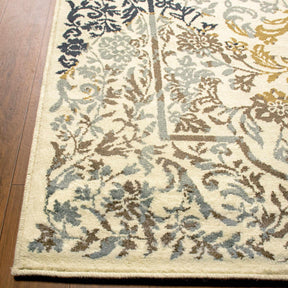 Superior Ariza Oriental Floral Area Rug or Runner - Ivory