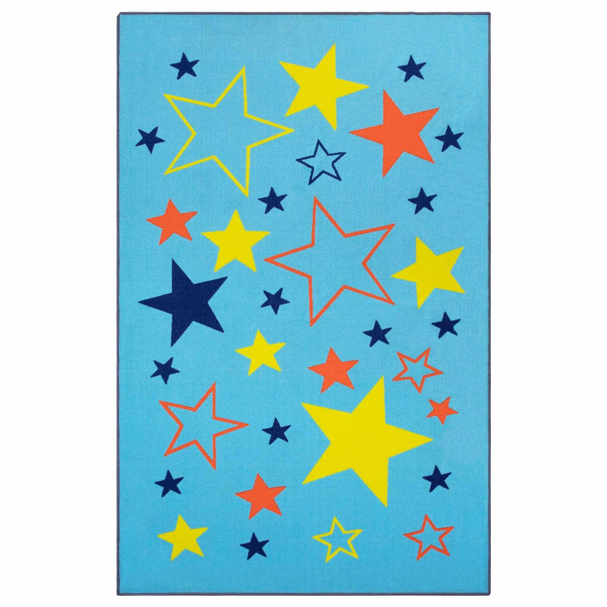  All-Star Non-Slip Kids Indoor Washable Area Rug
