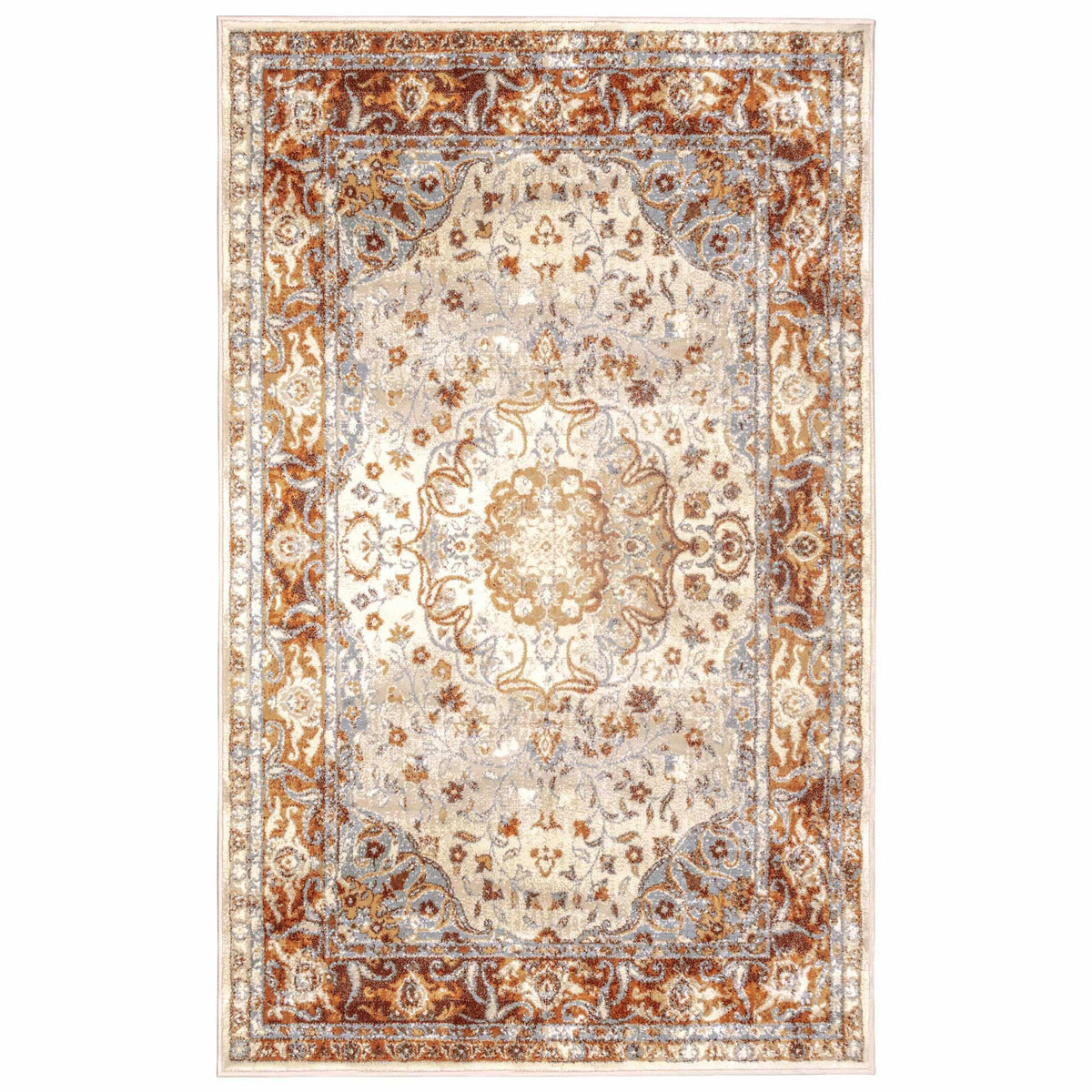 Archibold Vintage Inspired Traditional Medallion Area Rug or Runner-Rugs by Superior-Home City Inc