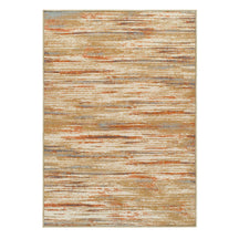  Superior Ashford Modern Abstract Stripe Indoor Area Rug - Rust