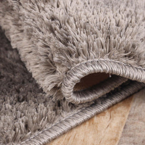 Superior Fuzzy Plush Non-Skid Soft Solid Shag Indoor Area Rug or Runner - Warm Stone