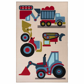  Superior Country Trucking Non-Slip Kids Indoor Washable Area Rug 