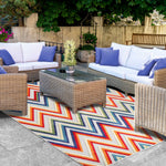 Acacia Geometric Zigzag Area Rug Modern Indoor Outdoor Rugs - Rugs by Superior