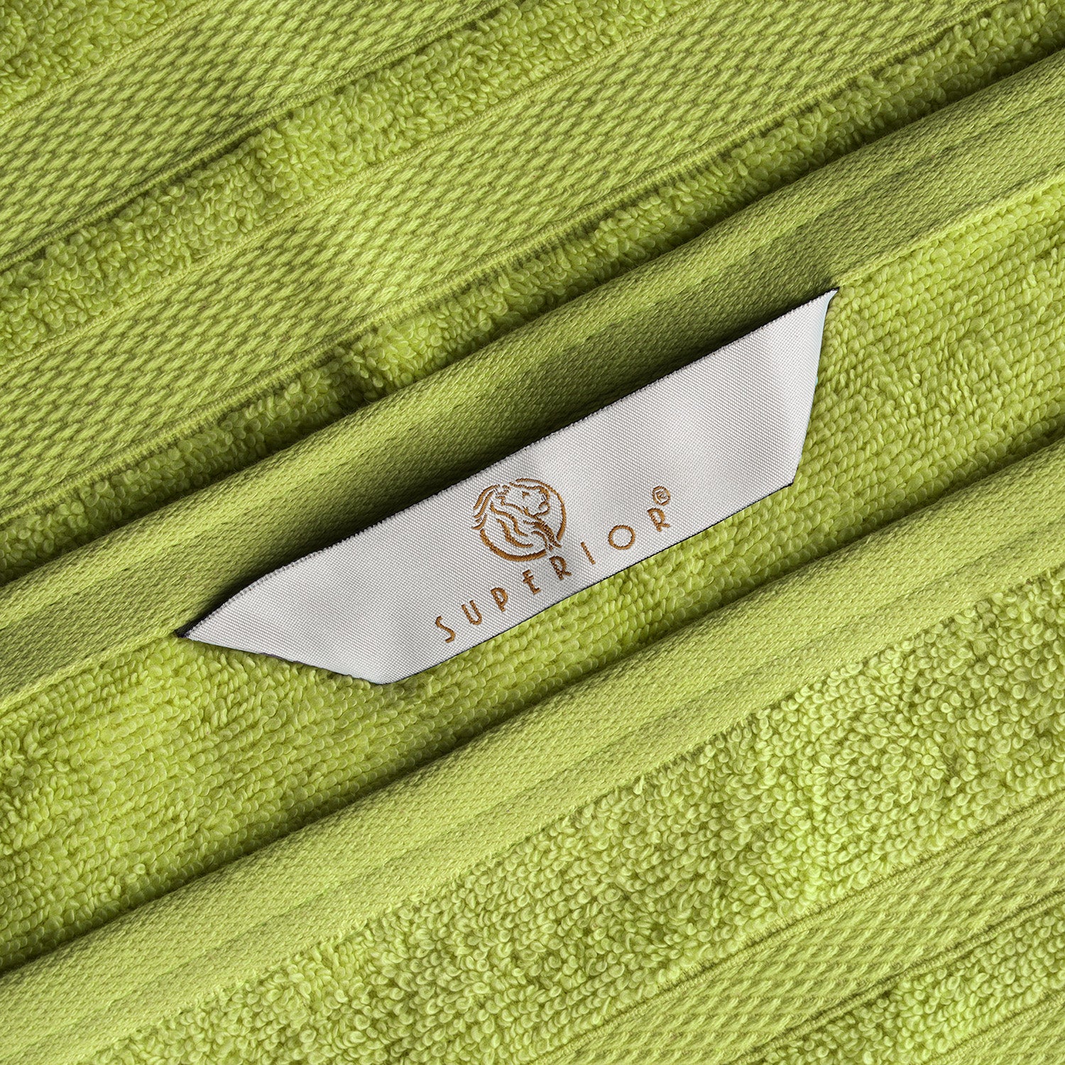 Superior Ultra Soft Cotton Absorbent Solid Bath Sheet (Set of 2) - Celery