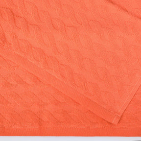 Premium Turkish Cotton Herringbone Jacquard Assorted 6-Piece Towel Set - Emberglow