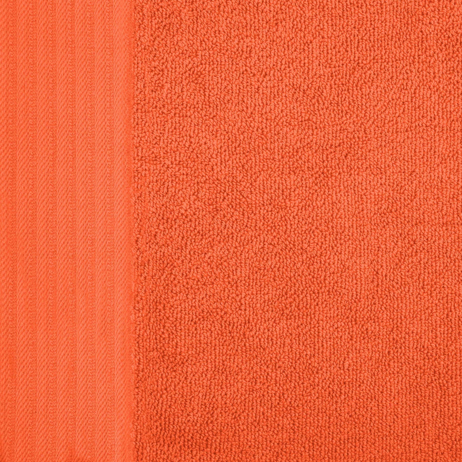 Premium Turkish Cotton Herringbone Solid Assorted 6-Piece Towel Set - Emberglow