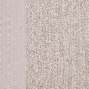 Premium Turkish Cotton Jacquard Herringbone and Solid 8-Piece Towel Set - Ivory