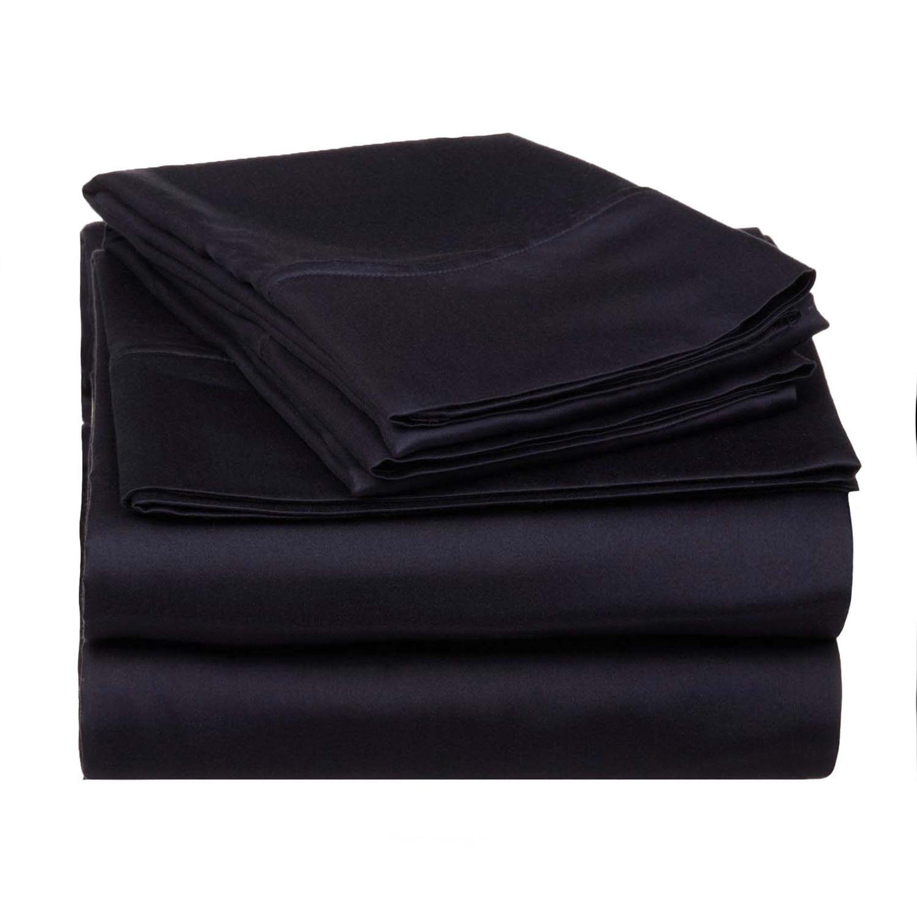 Superior Egyptian Cotton 530 Thread Count Solid Sheet Set - Navy Blue