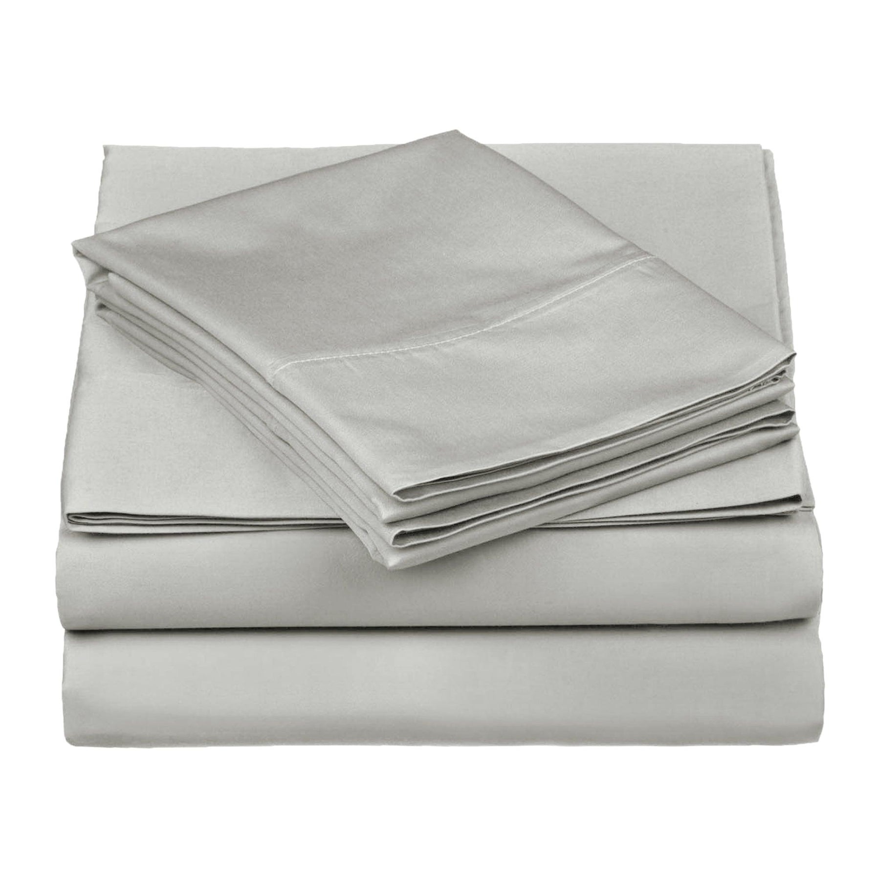  Superior Egyptian Cotton 530 Thread Count Solid Sheet Set - Platinum