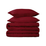 Egyptian Cotton 530 Thread Count Solid Luxury Duvet Cover Set - Egyptian Cotton Duvet Cover Set by Superior