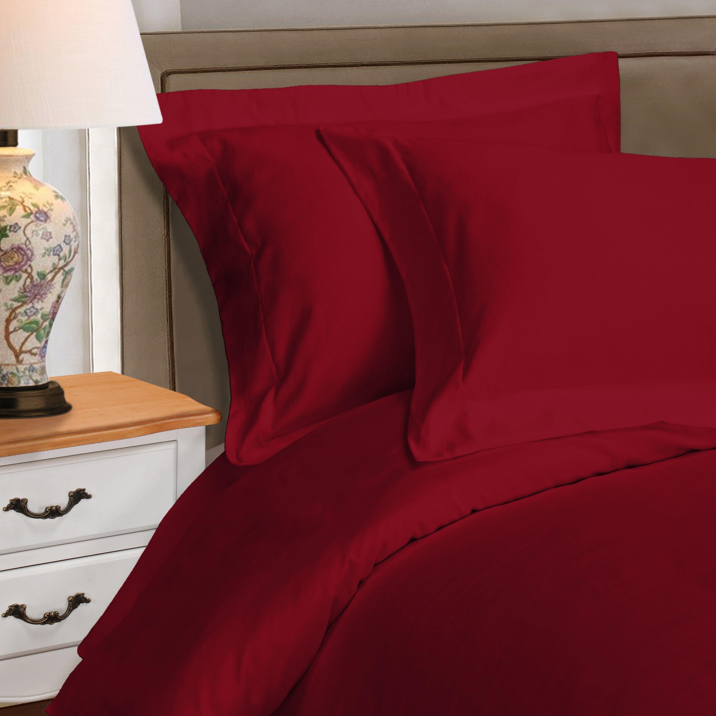 Egyptian Cotton 530 Thread Count Solid Luxury Duvet Cover Set - Egyptian Cotton Duvet Cover Set by Superior