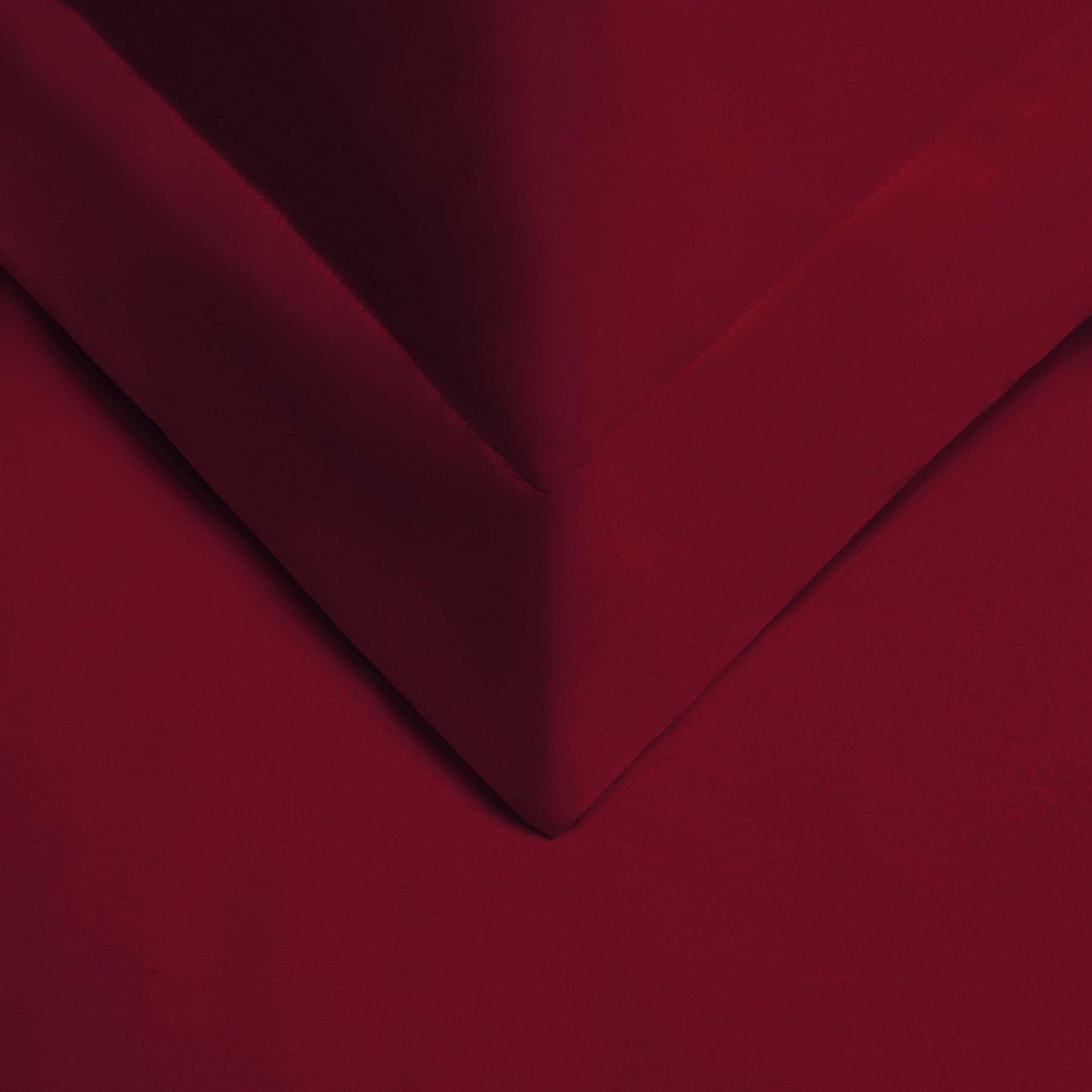  Superior Premium Egyptian Cotton 530 Thread Count Solid Duvet Cover Set -  burgundy