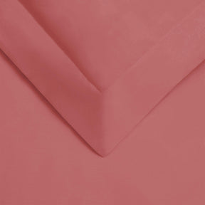  Superior Premium Egyptian Cotton 530 Thread Count Solid Duvet Cover Set - Blush