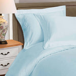 Egyptian Cotton 530 Thread Count Solid Luxury Duvet Cover Set - Egyptian Cotton Duvet Cover Set by Superior