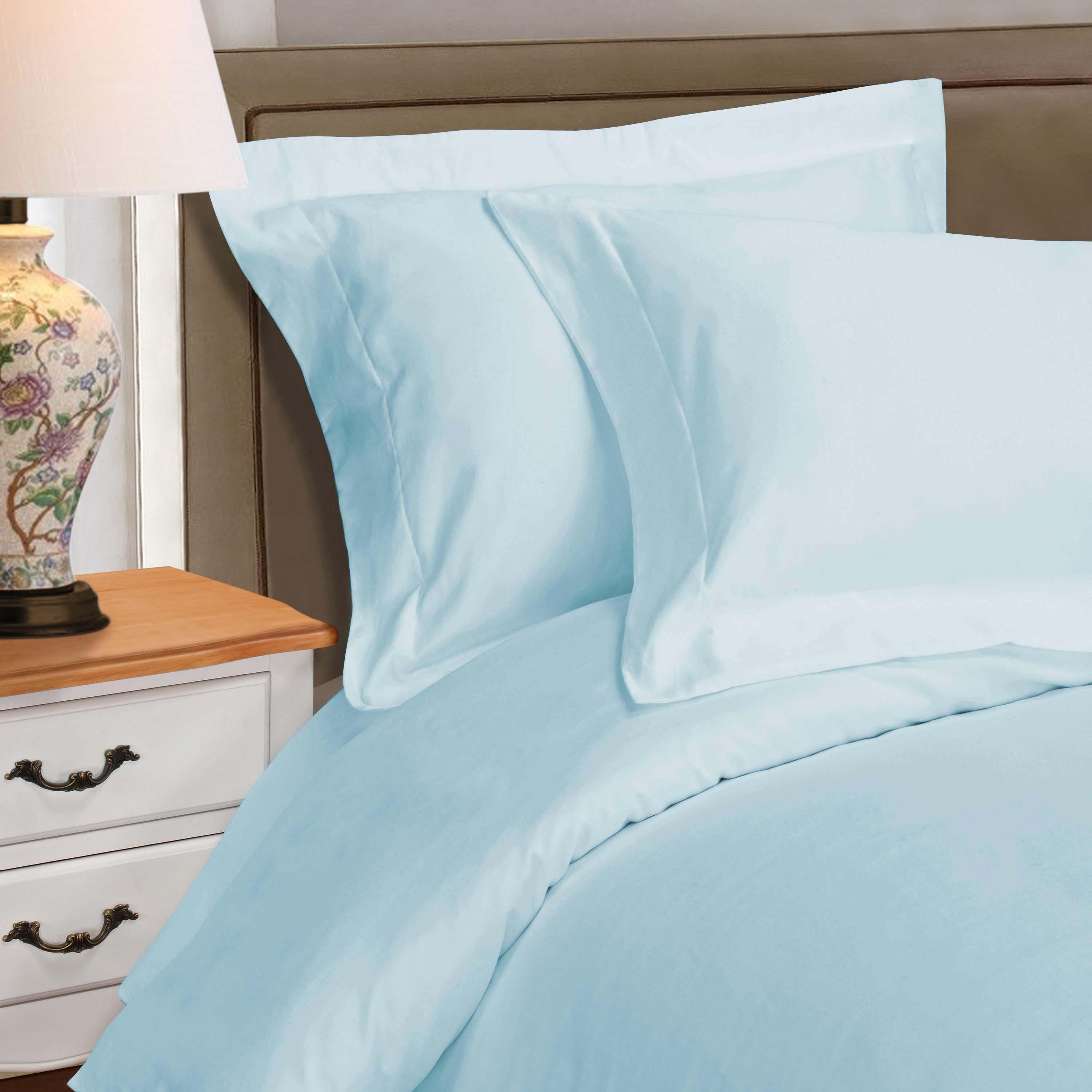 Egyptian Cotton 530 Thread Count Solid Luxury Duvet Cover Set - Egyptian Cotton Duvet Cover Set by Superior