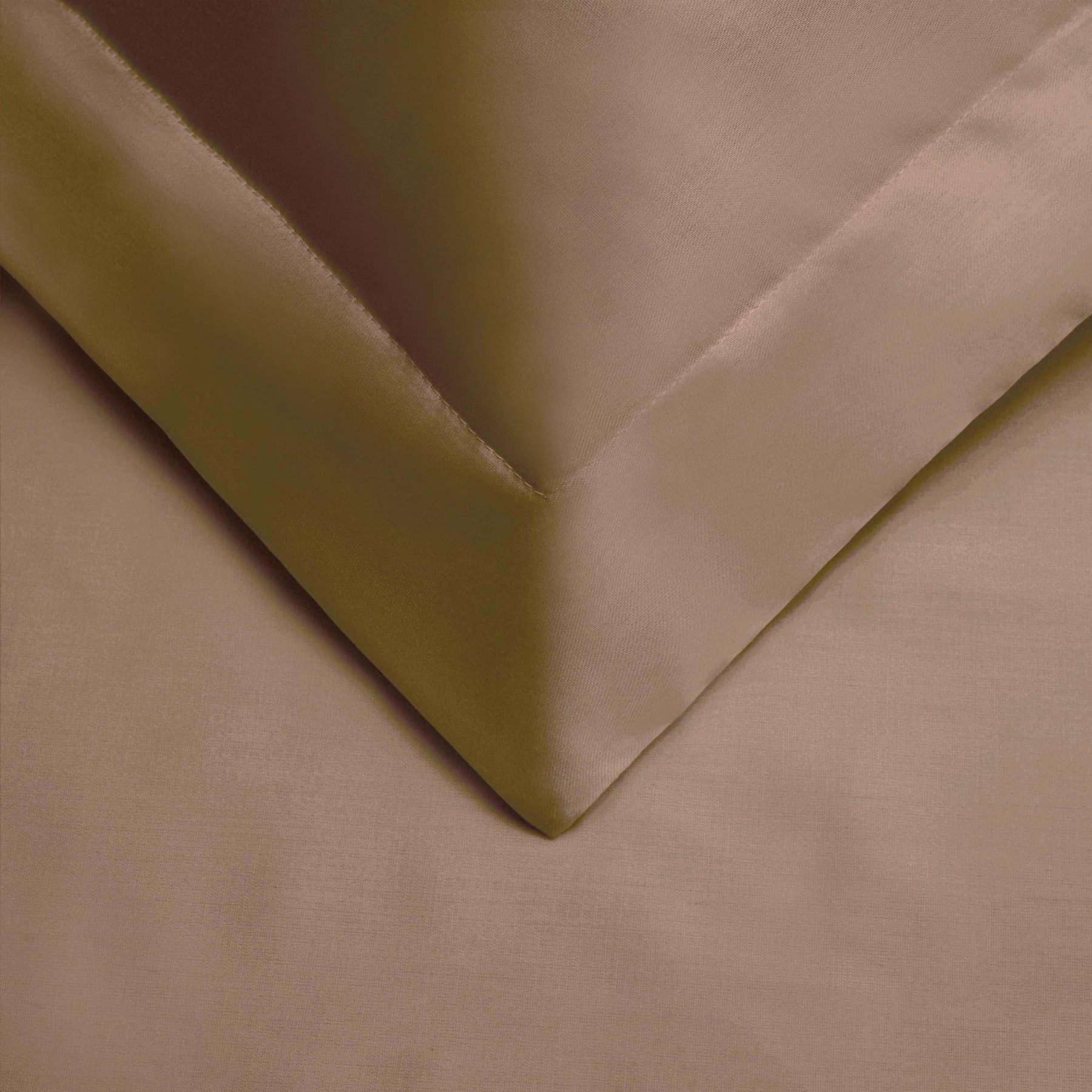  Superior Premium Egyptian Cotton 530 Thread Count Solid Duvet Cover Set -  Taupe
