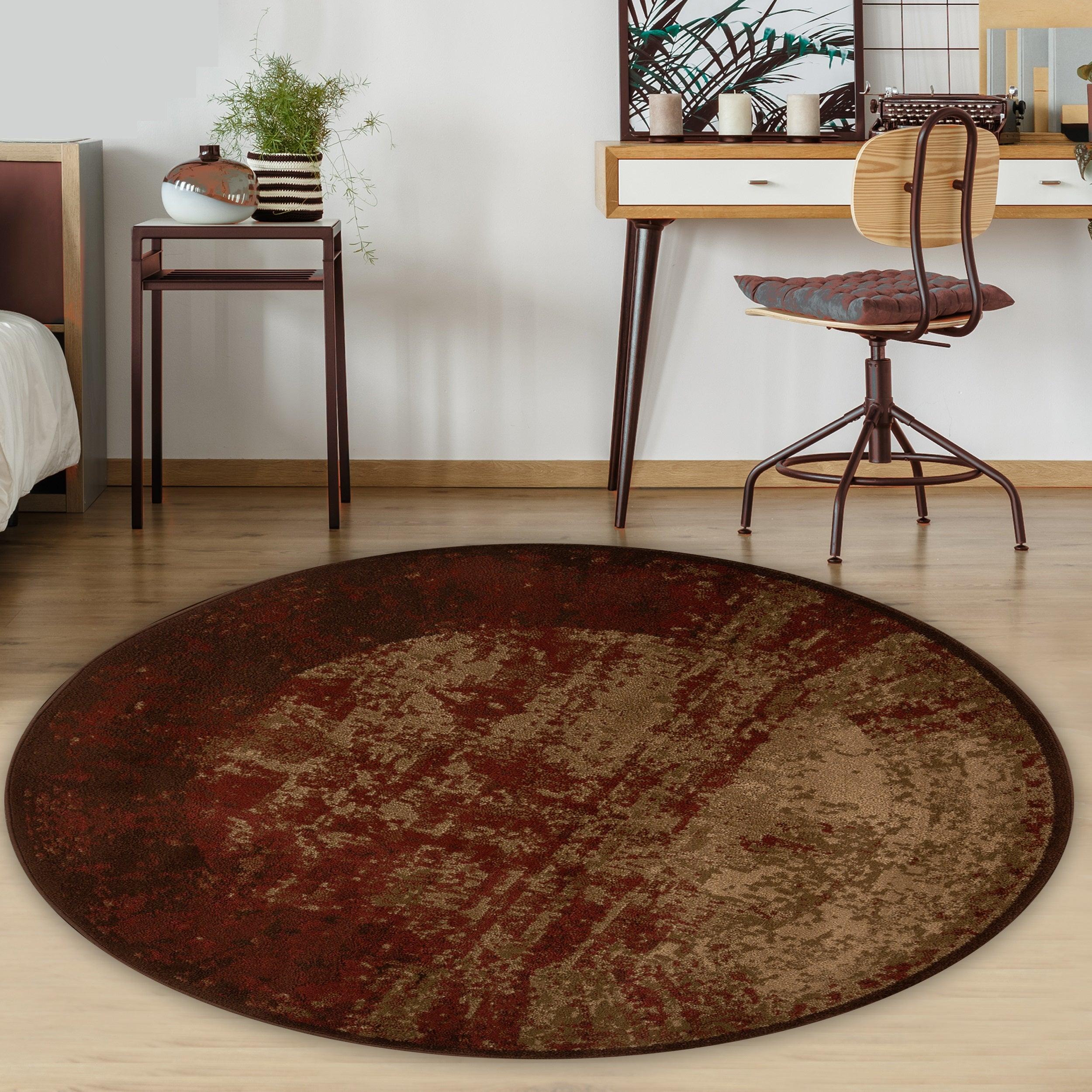Afton Acid Wash Gradient Indoor Area Rug or Runner Or Door Mat - Rugs by Superior