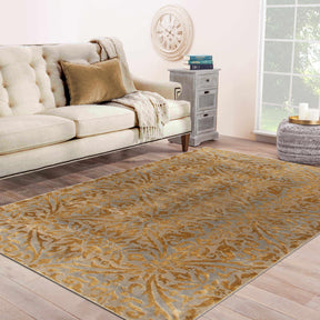 Cressida Distressed Damask Area Rug-Rugs by Superior-Home City Inc