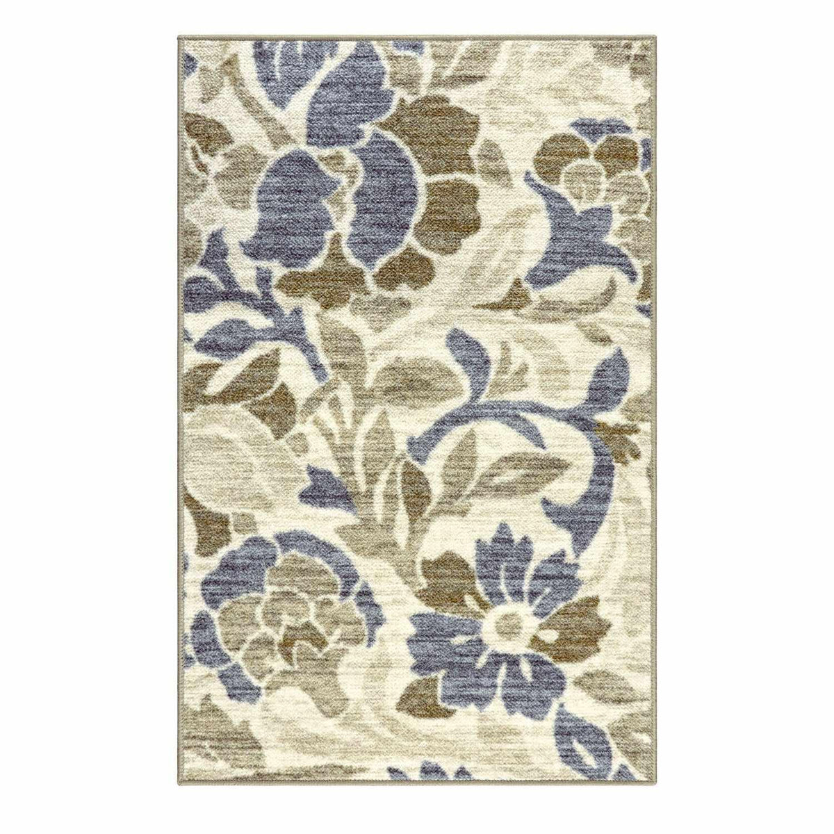 Roselyn Floral Indoor Washable Area Rug-Rugs by Superior-Home City Inc