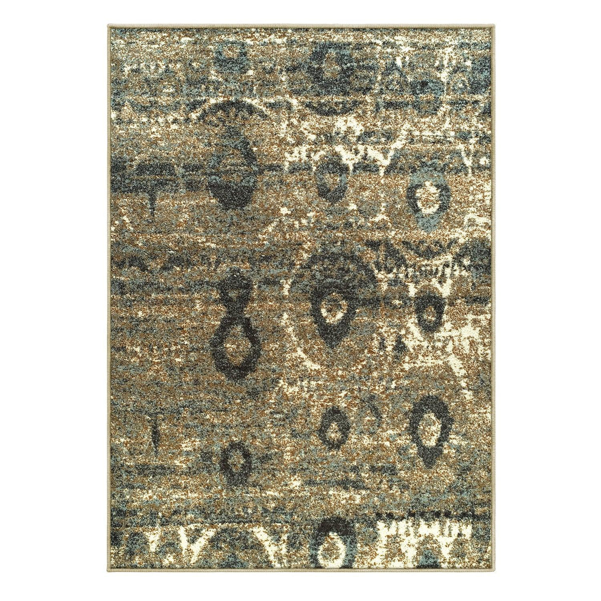  Superior Rosemont Modern Geometric Abstract Indoor Area Rug - Blue