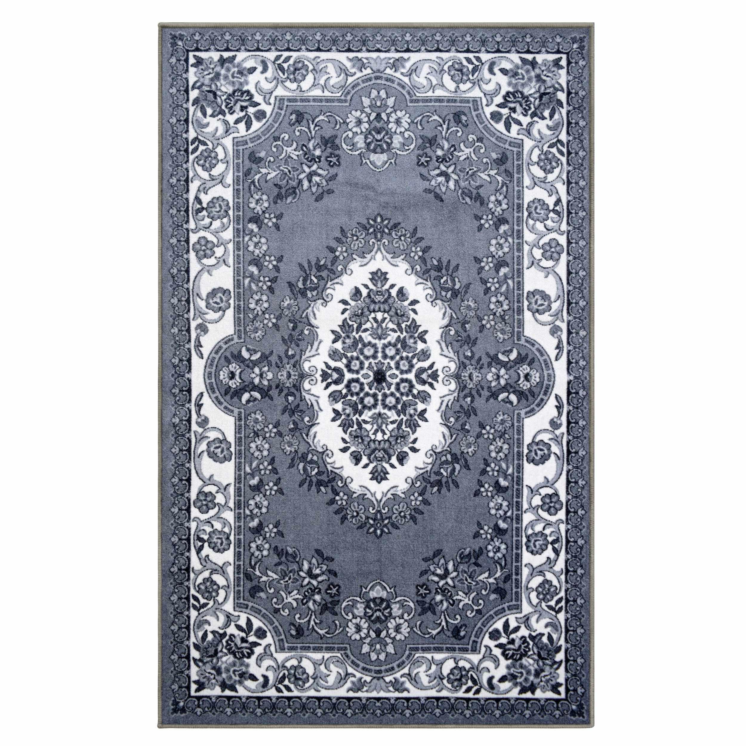 Seraphina Floral Non-Slip Indoor Area Rug Or Runner Rug Or Door Mat - Rugs by Superior