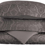 600 Thread Count Cotton Blend Italian Paisley Duvet Cover Set - Duvet Cover Set by Superior