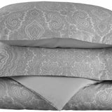 600 Thread Count Cotton Blend Italian Paisley Duvet Cover Set - Duvet Cover Set by Superior