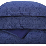600 Thread Count Cotton Blend Italian Paisley Duvet Cover Set - Duvet Cover Set by Superior