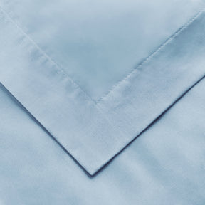 Superior Premium 650 Thread Count Egyptian Cotton Solid Duvet Cover Set - baby Blue
