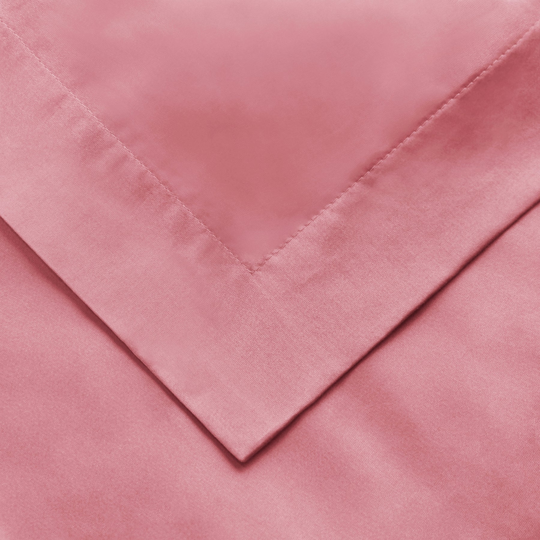 Superior Premium 650 Thread Count Egyptian Cotton Solid Duvet Cover Set - Blush