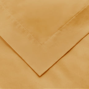 Superior Premium 650 Thread Count Egyptian Cotton Solid Duvet Cover Set - Gold