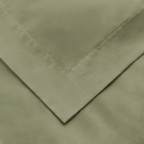Superior Premium 650 Thread Count Egyptian Cotton Solid Duvet Cover Set - Sage