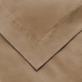 Superior Premium 650 Thread Count Egyptian Cotton Solid Duvet Cover Set - Taupe