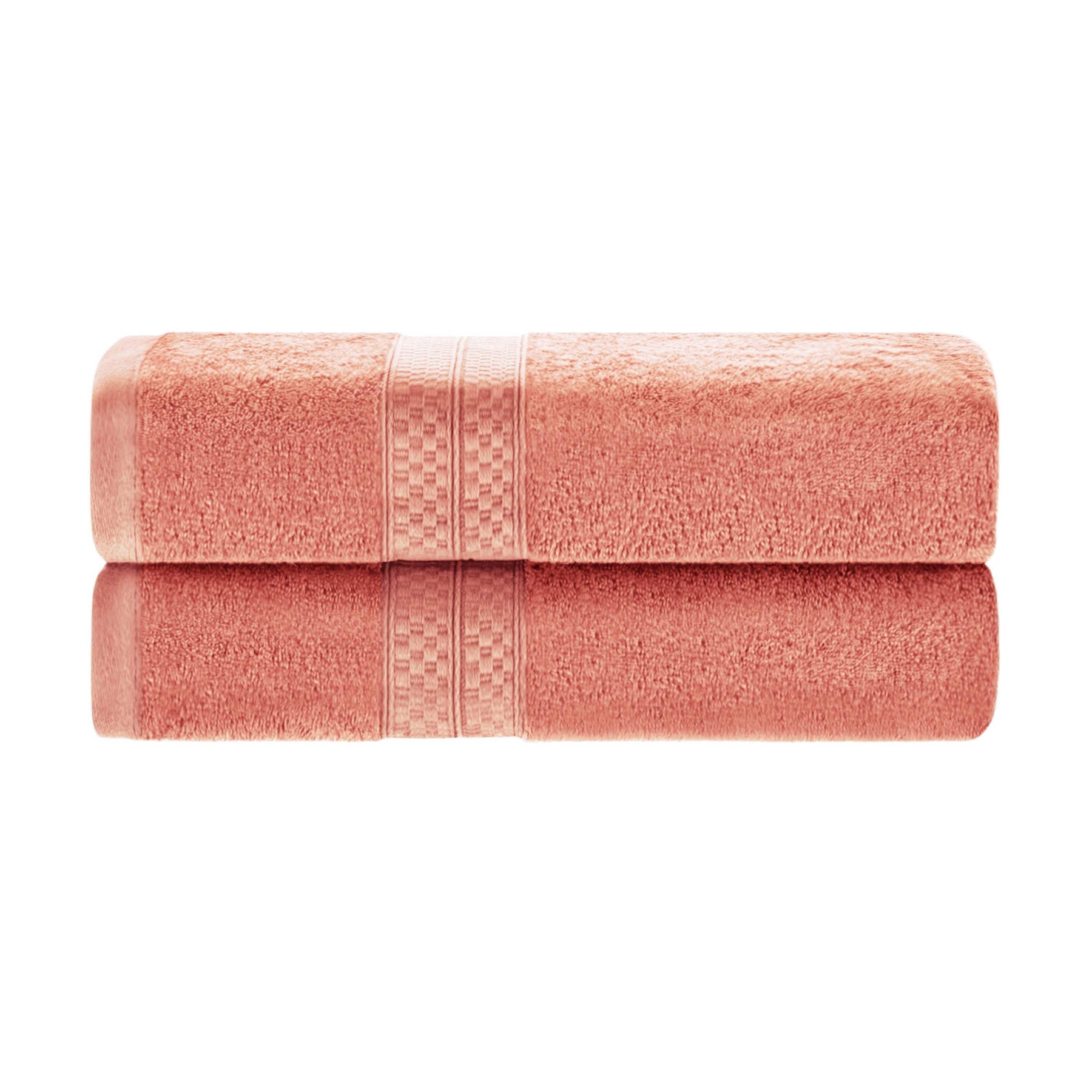 Rayon from Bamboo Ultra-Plush Heavyweight 2-Piece Bath Towel Set - Salmon