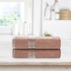 Rayon from Bamboo Ultra-Plush Heavyweight 2-Piece Bath Towel Set - Sand
