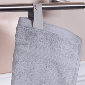 Rayon from Bamboo Ultra-Plush Heavyweight 6-Piece Hand Towel Set - Chrome