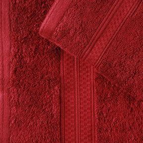 Rayon from Bamboo Ultra-Plush Heavyweight 6-Piece Hand Towel Set - Crimson