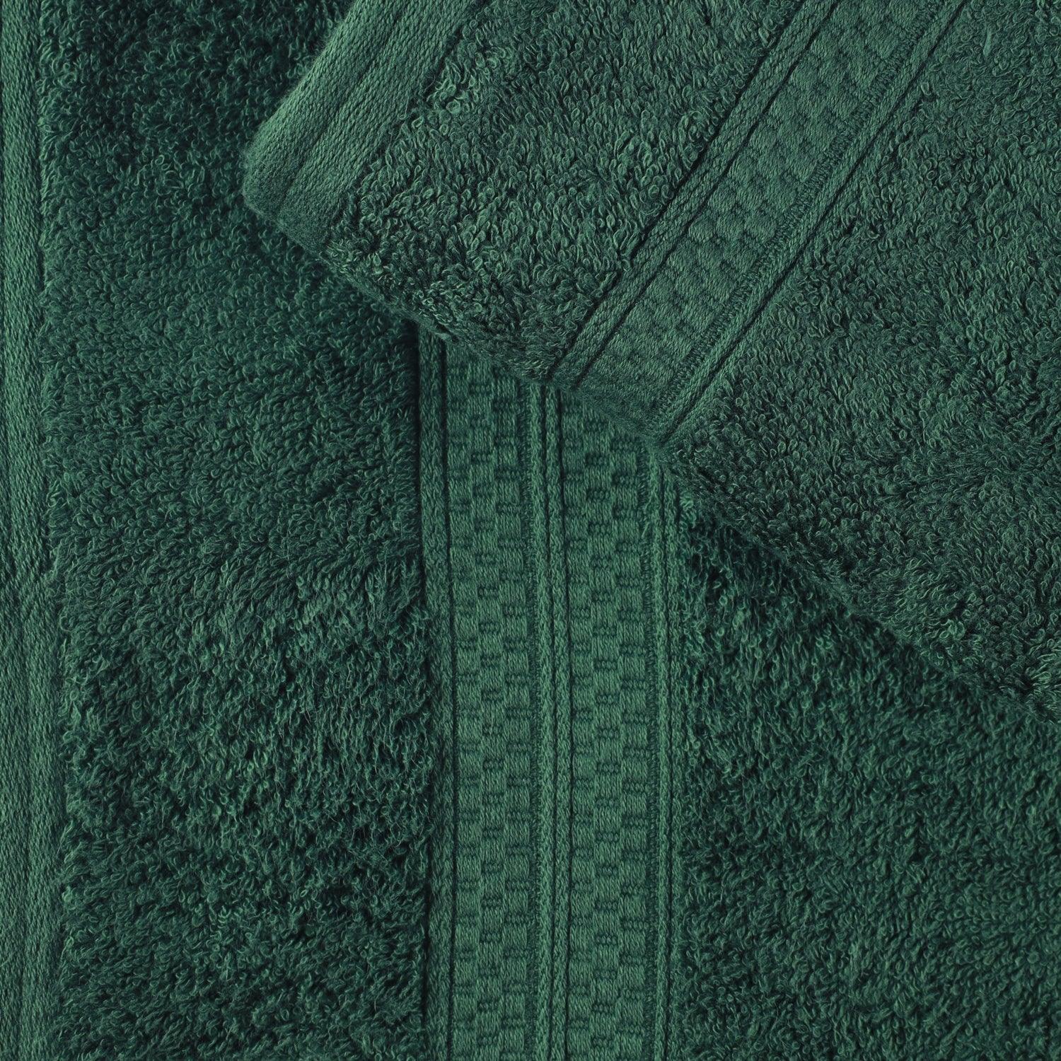 Rayon from Bamboo Ultra-Plush Heavyweight Assorted 12-Piece Towel Set -  Hunter Green