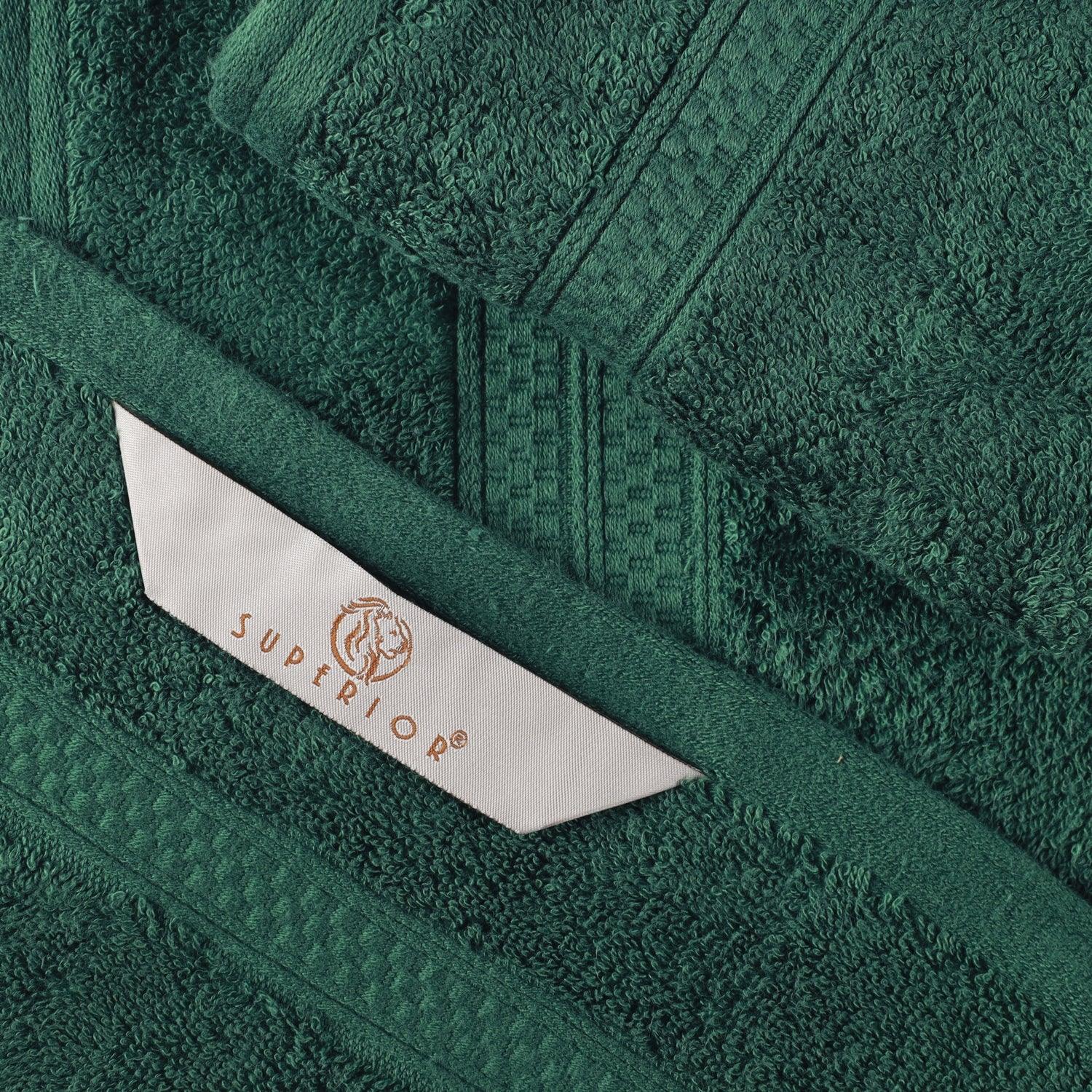 Rayon from Bamboo Ultra-Plush Heavyweight Assorted 6-Piece Towel Set -  Hunter Green