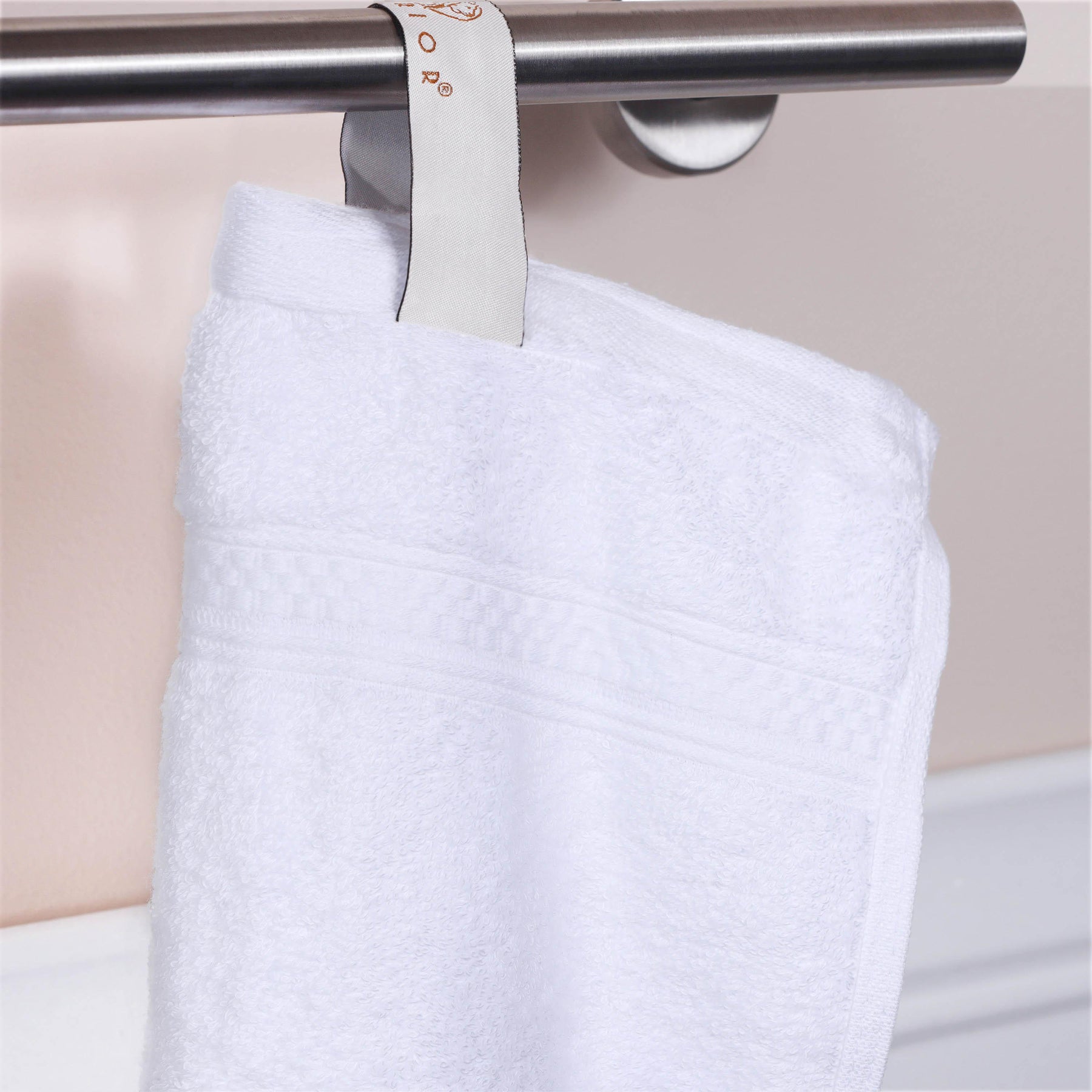 Rayon from Bamboo Ultra-Plush Heavyweight 2-Piece Bath Towel Set - White