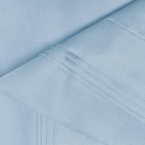 Premium 650 Thread Count Egyptian Cotton Solid Pillowcase Set - Baby Blue