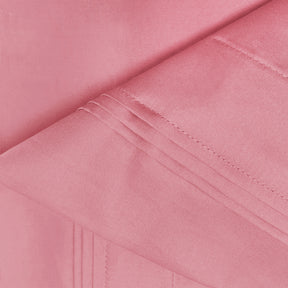 Premium 650 Thread Count Egyptian Cotton Solid Pillowcase Set - Blush