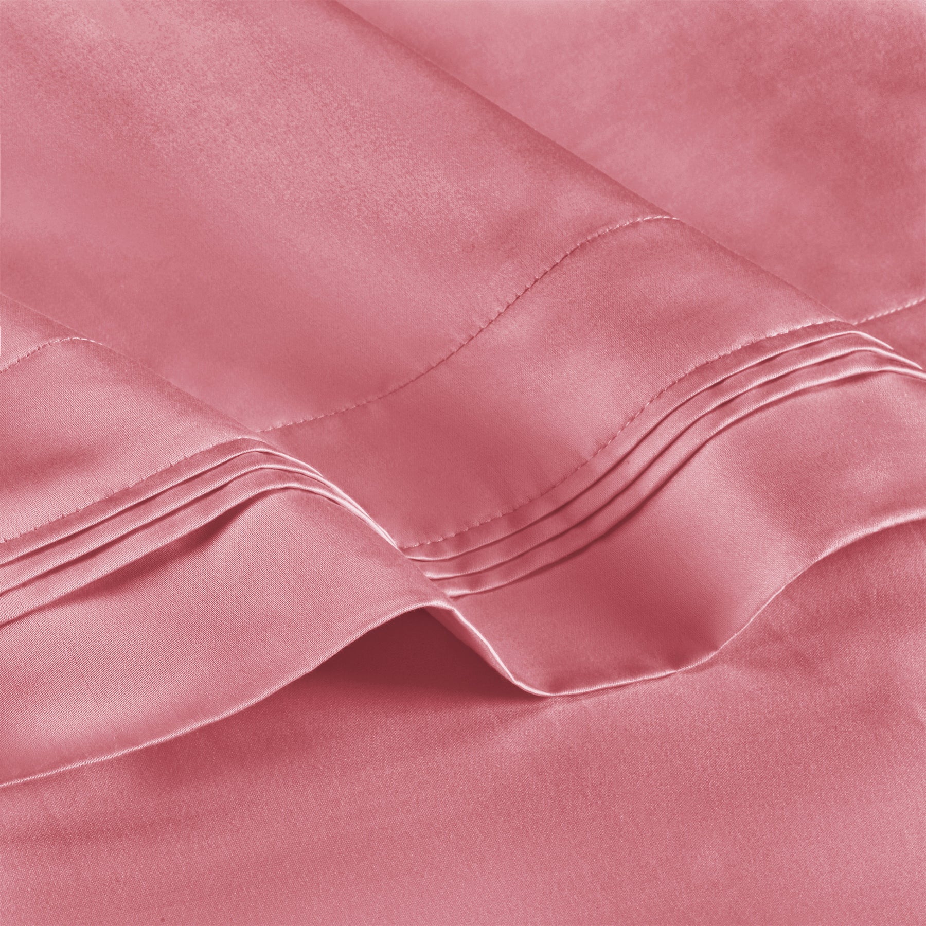 Premium 650 Thread Count Egyptian Cotton Solid Pillowcase Set -  Blush
