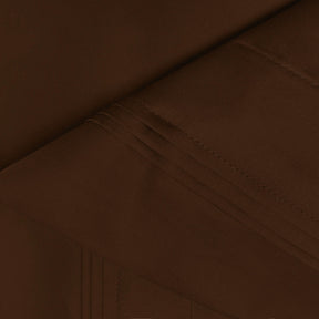 Premium 650 Thread Count Egyptian Cotton Solid Pillowcase Set - Chocolate
