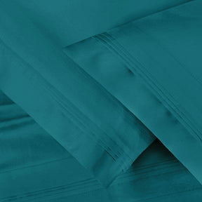 Premium 650 Thread Count Egyptian Cotton Solid Pillowcase Set -  Caribbean