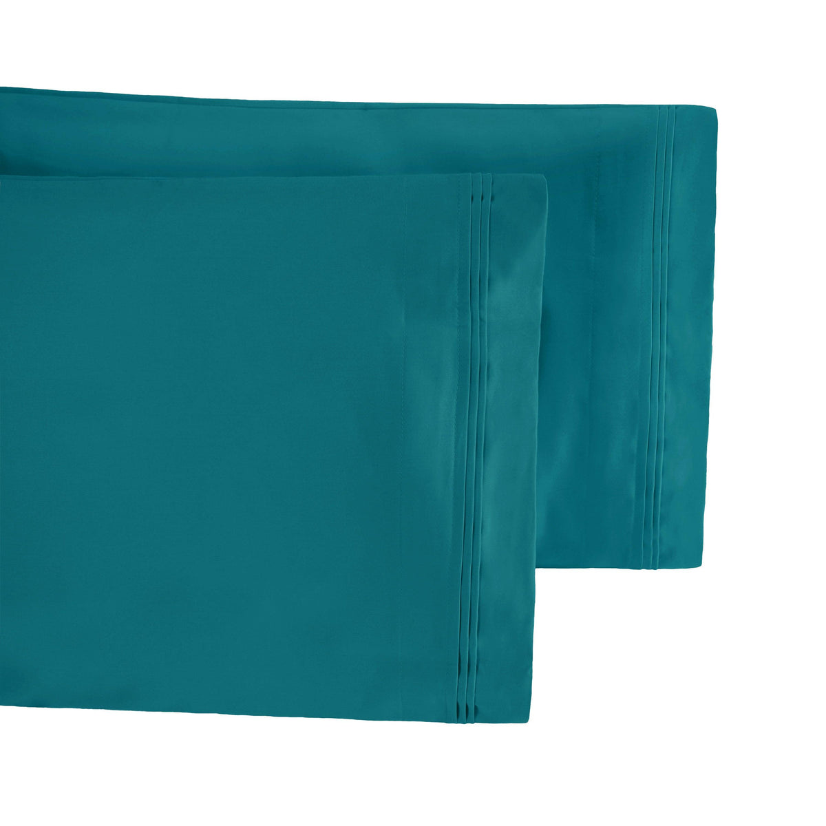 Premium 650 Thread Count Egyptian Cotton Solid Pillowcase Set - Caribbean