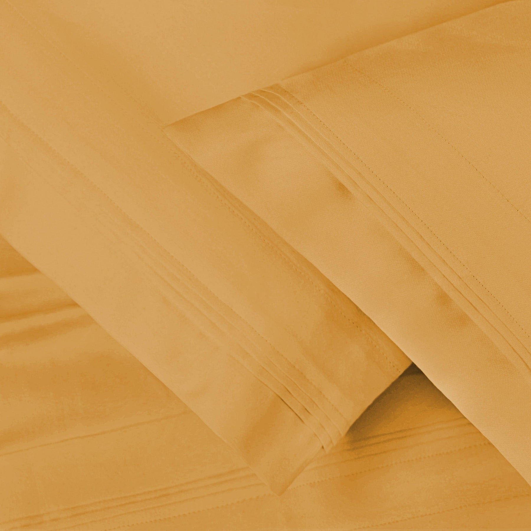 Premium 650 Thread Count Egyptian Cotton Solid Pillowcase Set -  Gold