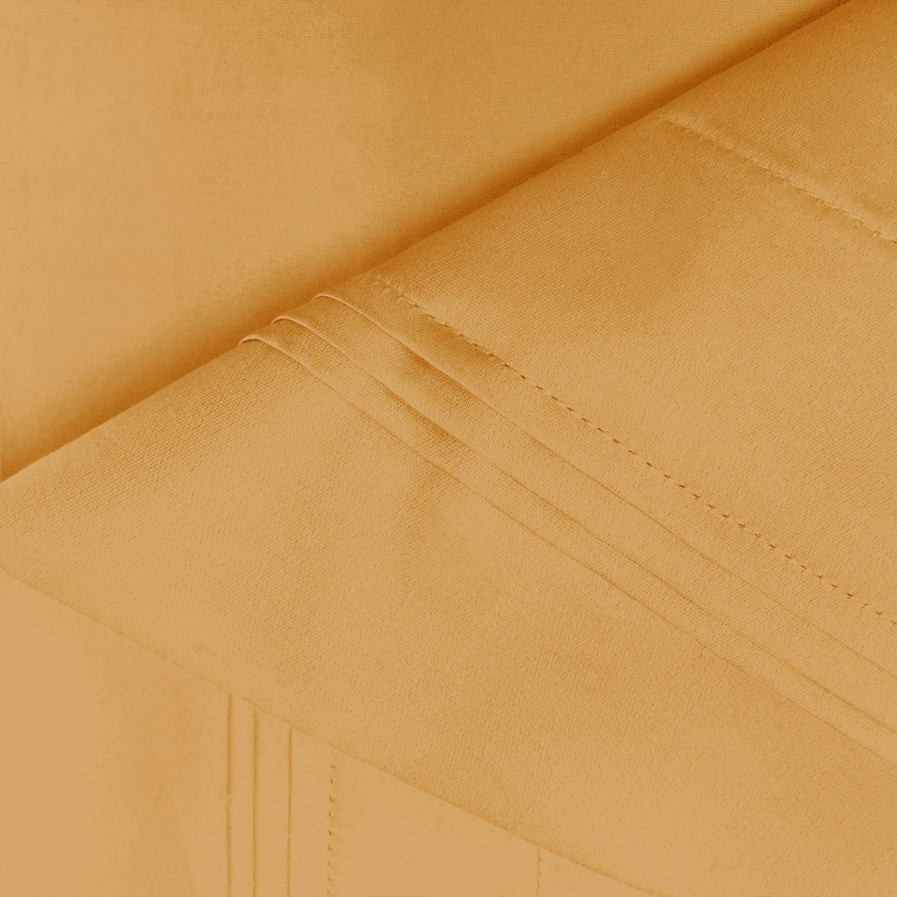 Premium 650 Thread Count Egyptian Cotton Solid Pillowcase Set - Gold